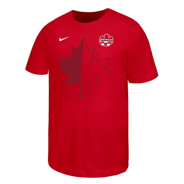 Nike Junior Alphonso Davies Team Canada Soccer Core T-Shirt