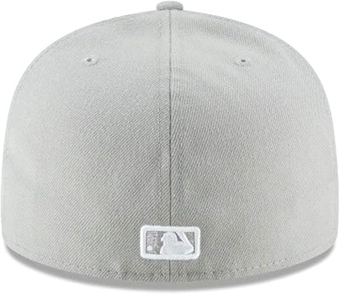 New Era Los Angeles Dodgers Grey Basic 59FIFTY Fitted Hat