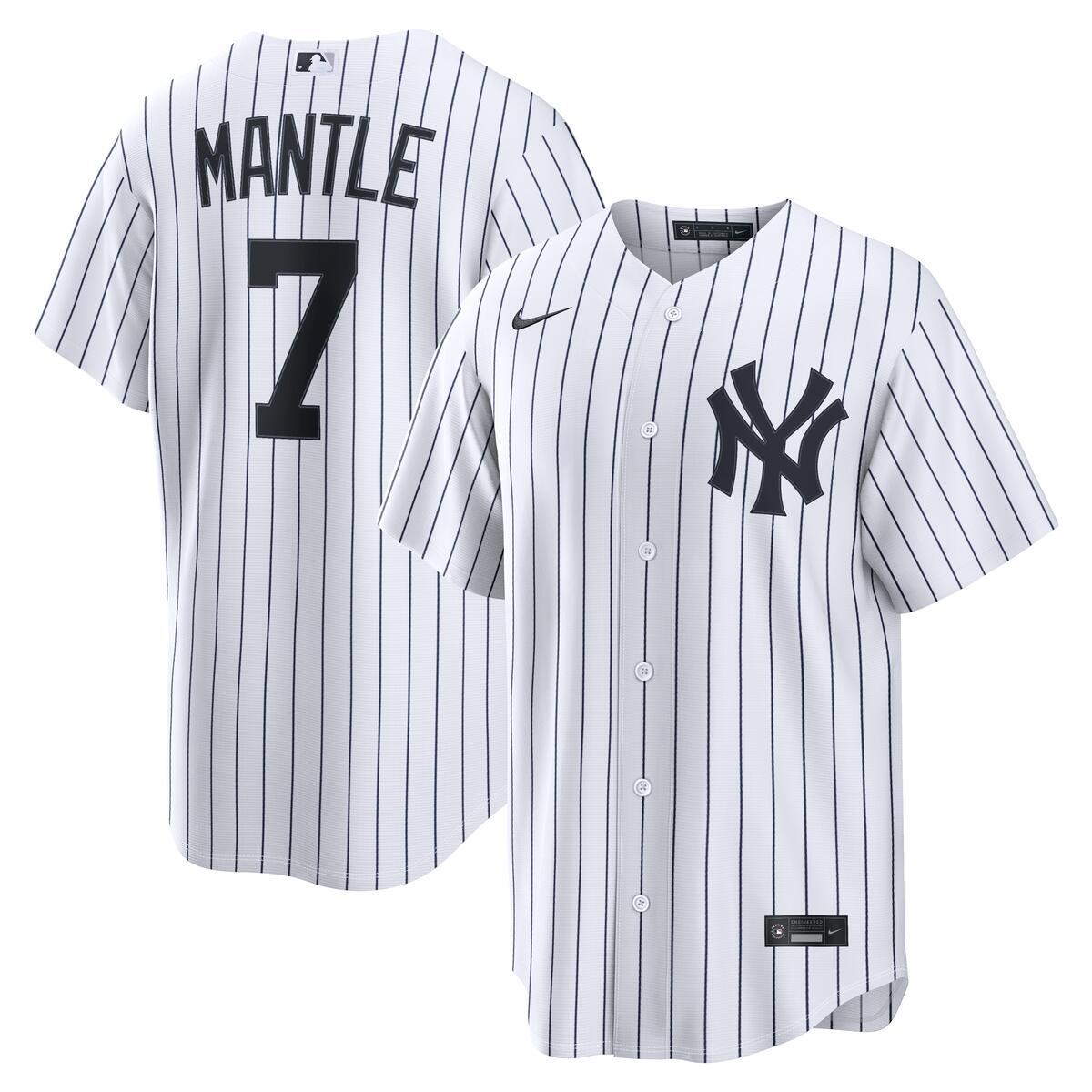 Nike New York Yankees Mickey Mantle Home Replica Jersey