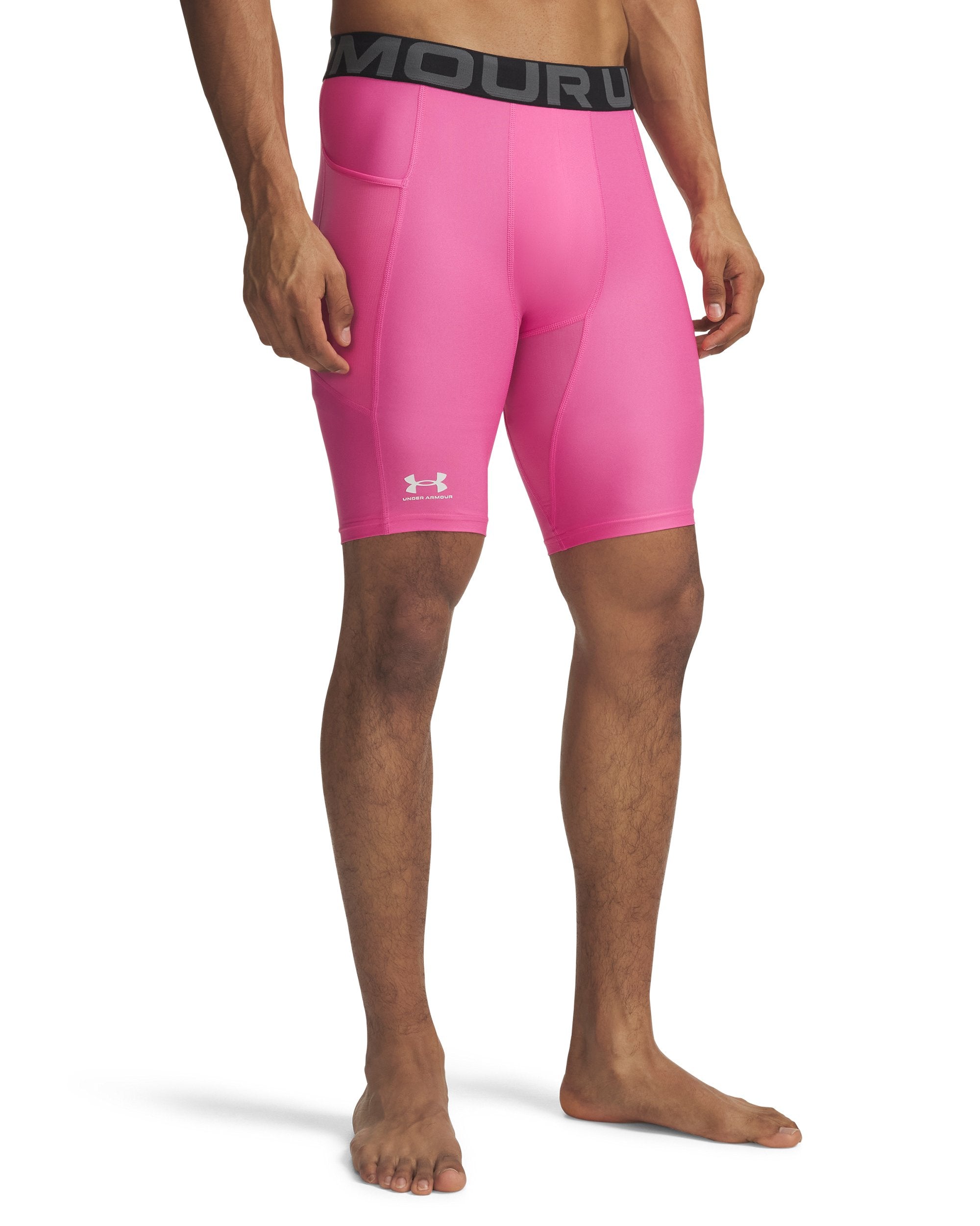Under Armour Men's HeatGear Pocket 9" Shorts PINK FRENZY