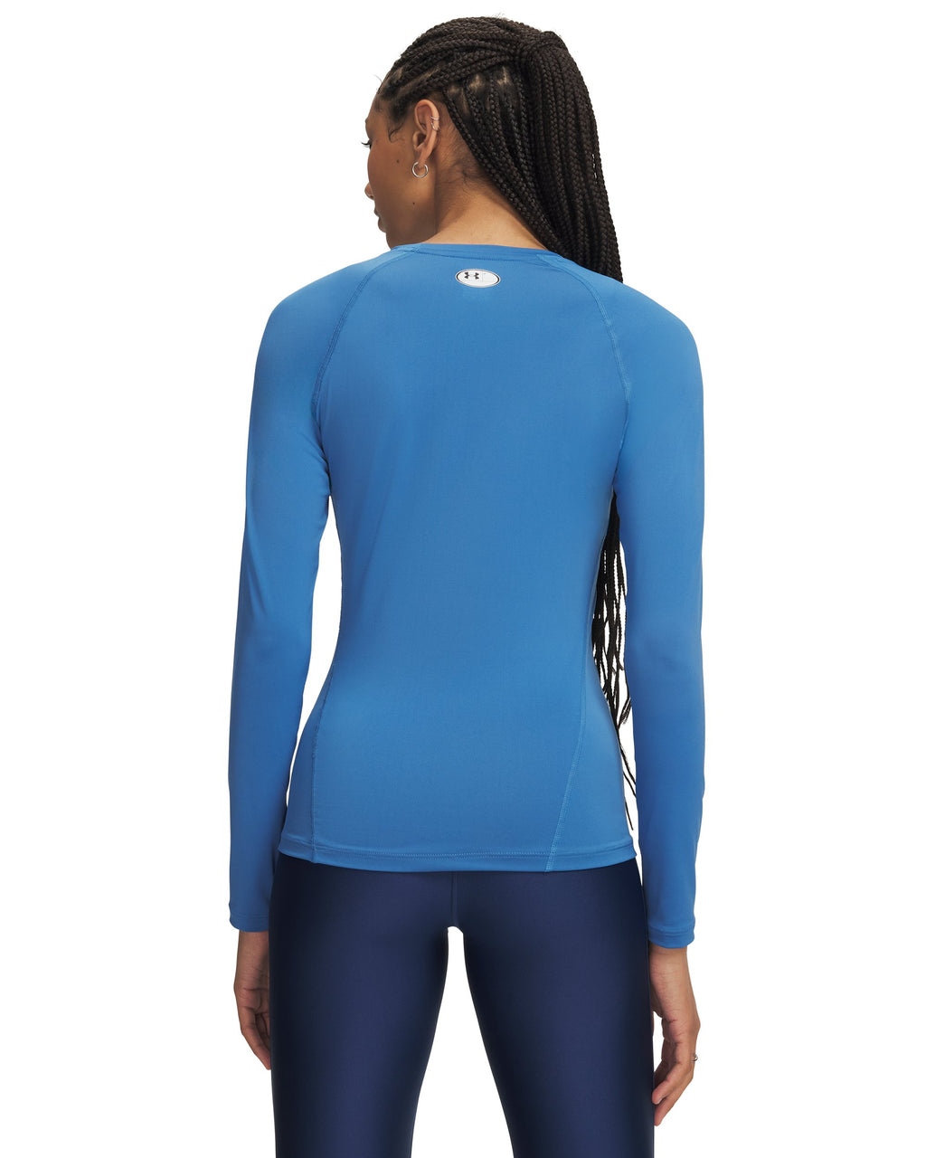 Under Armour Women's HeatGear Compression Long Sleeve (2026) - AEGEAN BLUE BC