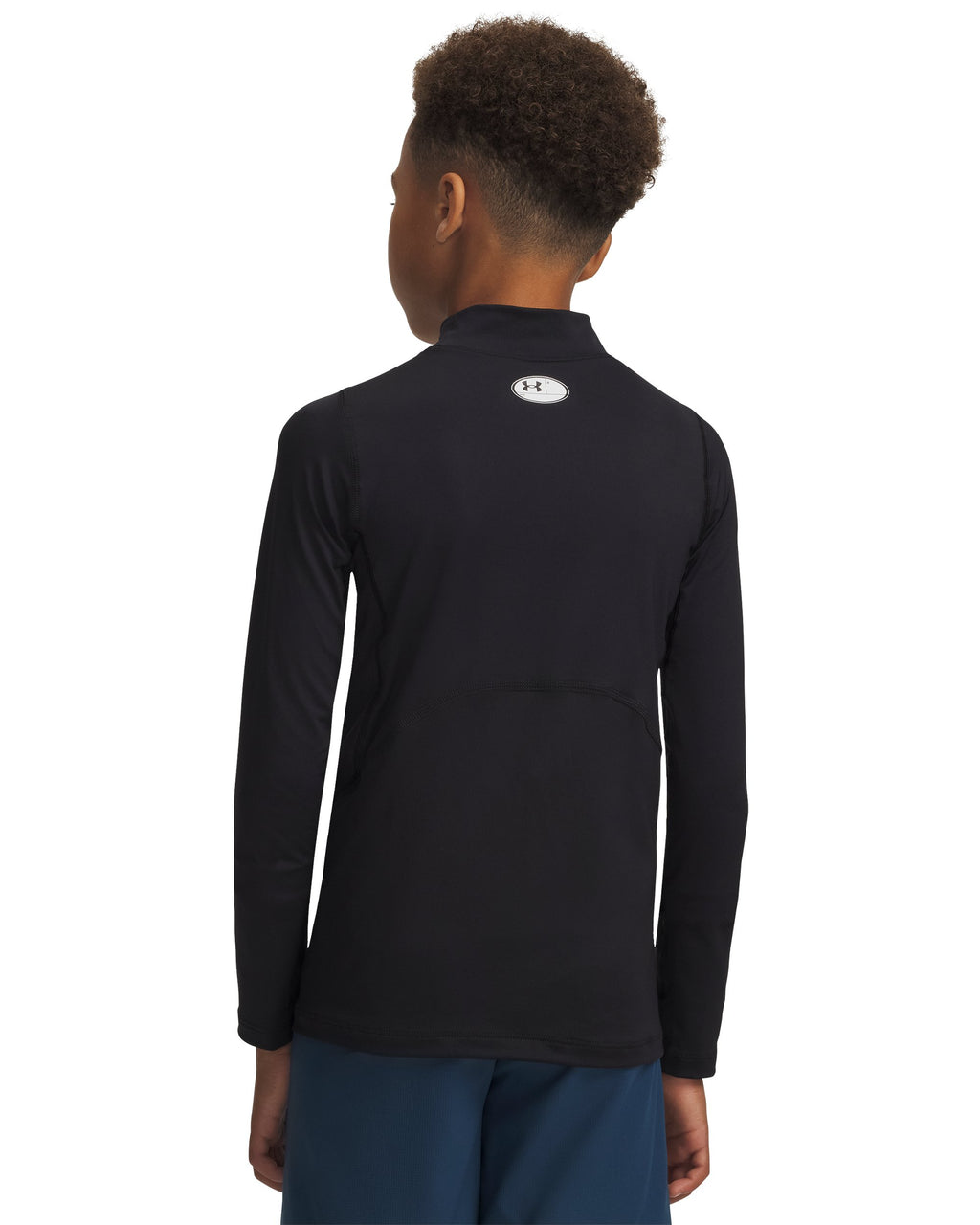 Under Armour Boys' HeatGear Mock Long Sleeve