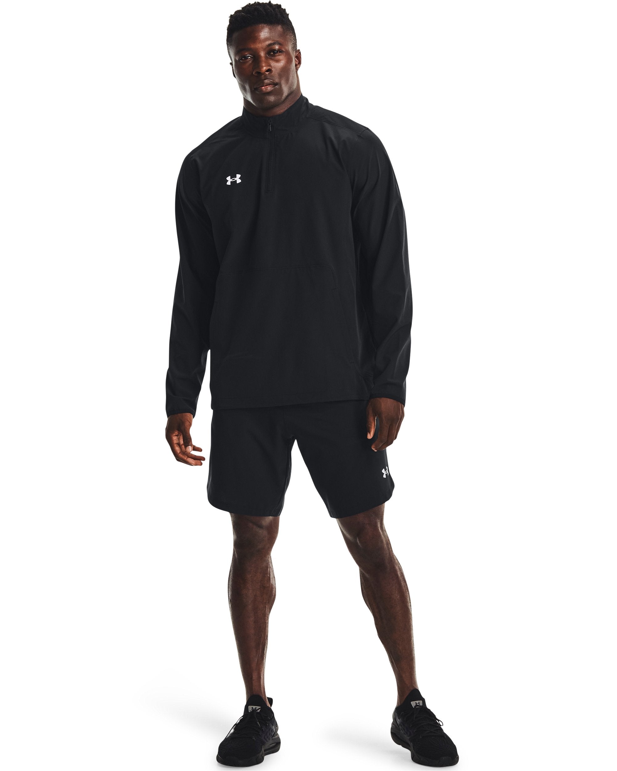 Under Armour Motivate 2.0 Long Sleeve Black - on model, full length