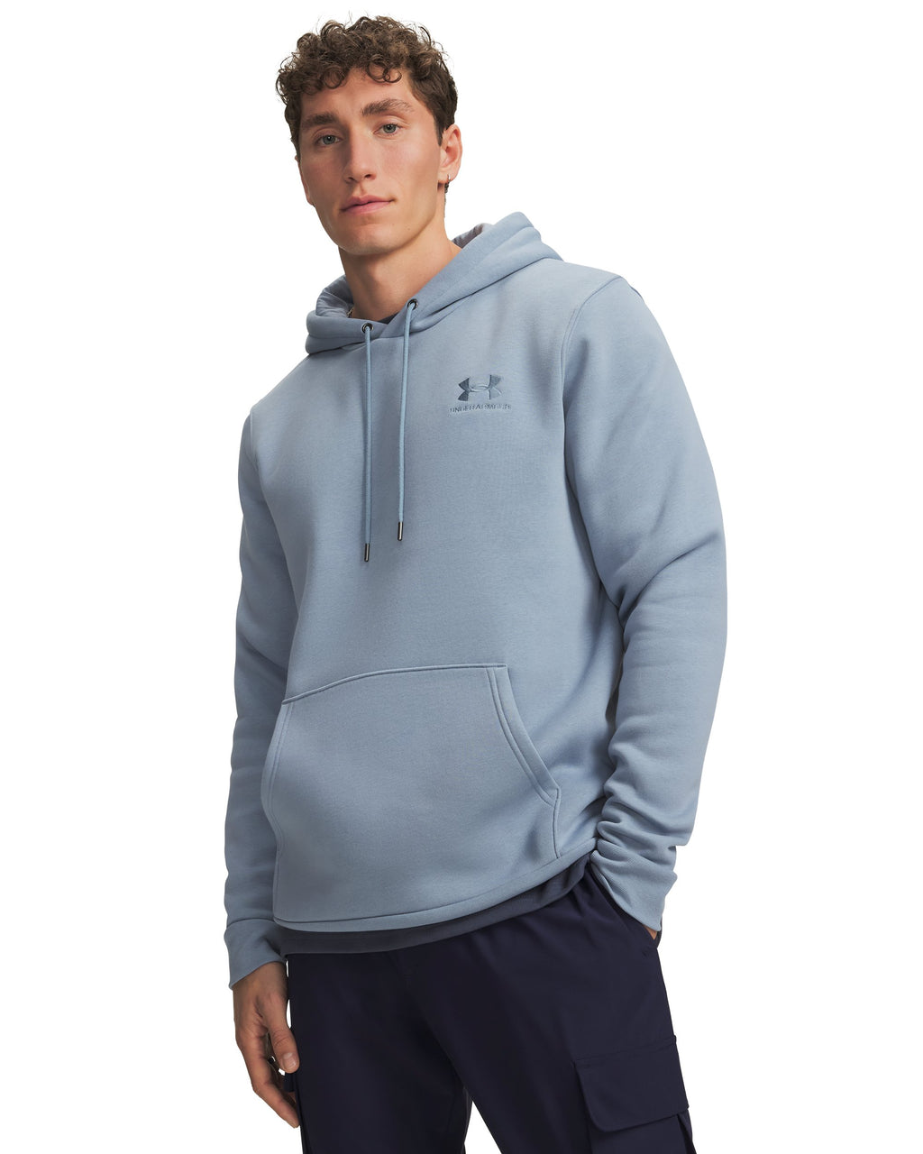 Under Armour Men's Icon Fleece Hoodie BLUE WIND