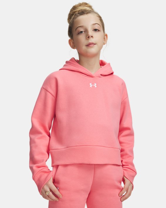 Under Armour Girl's Rival Fleece Crop Hoodie