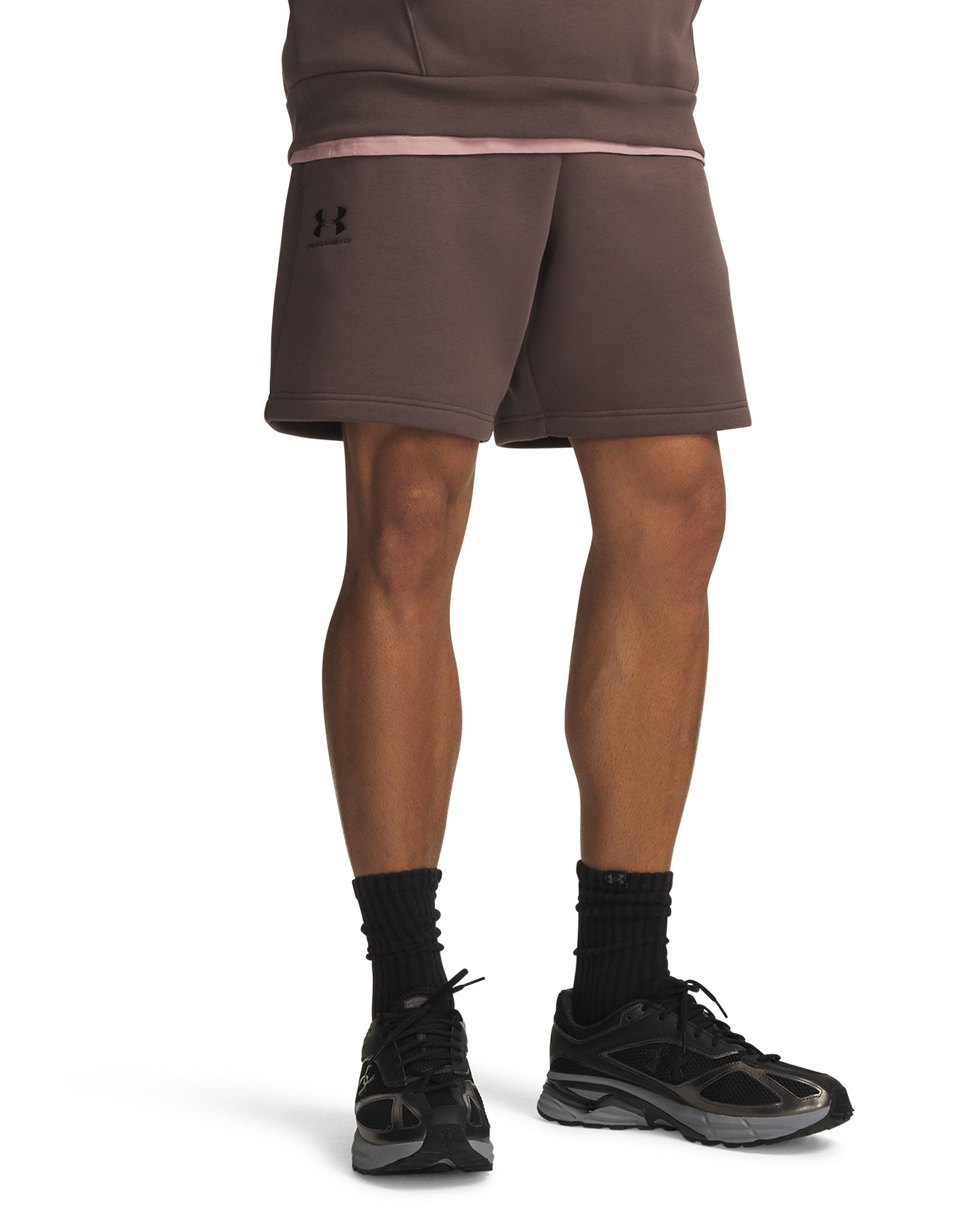 Under Armour Icon Fleece Shorts Peppercorn