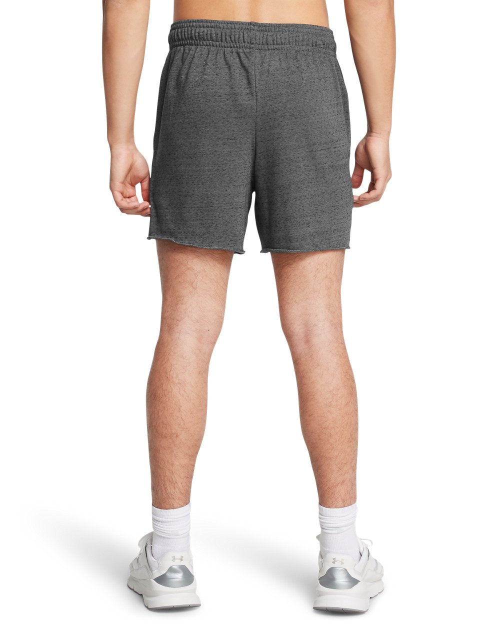 UA Rival Terry 6 inch Short - Castlerock, back