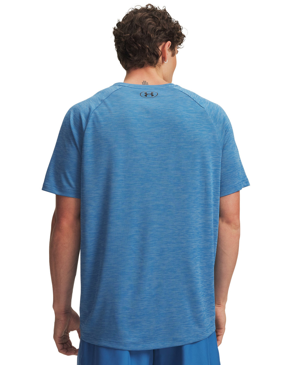 Under Armour Men's Tech Textured Short Sleeve AEGEAN BLUE