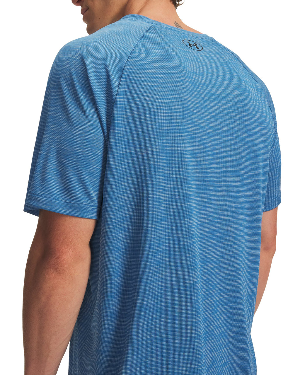 Under Armour Men's Tech Textured Short Sleeve AEGEAN BLUE