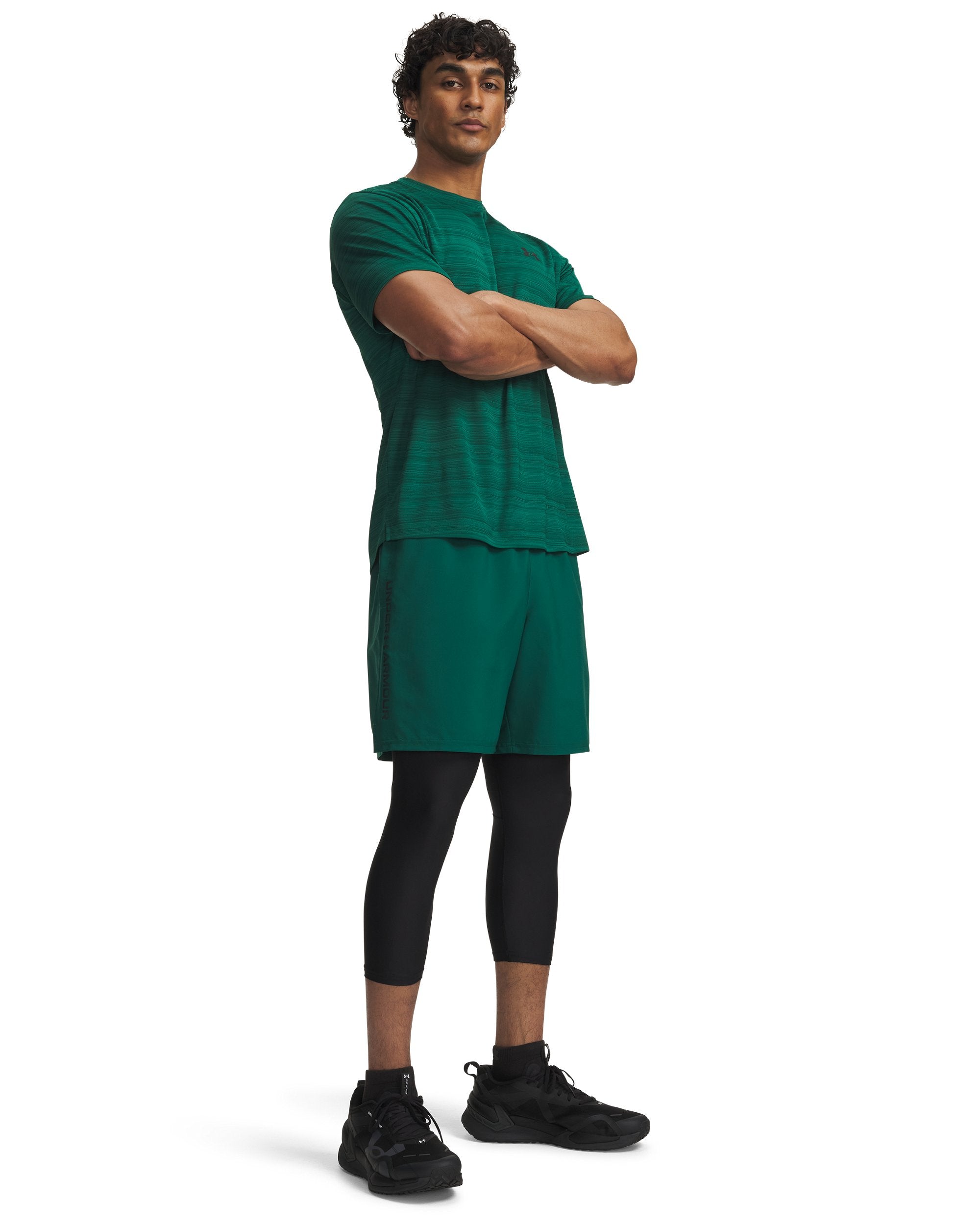 Under Armour Men's Woven Wordmark Shorts CAMPUS IVY