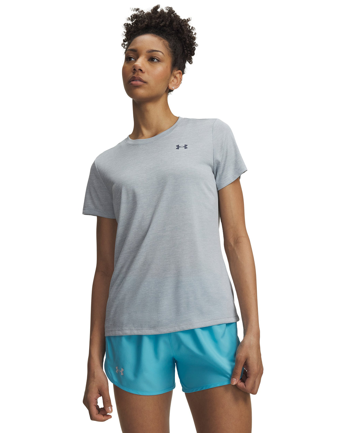 Under Armour Women's Tech Twist Short Sleeve (2026) - BLUE FOG FC