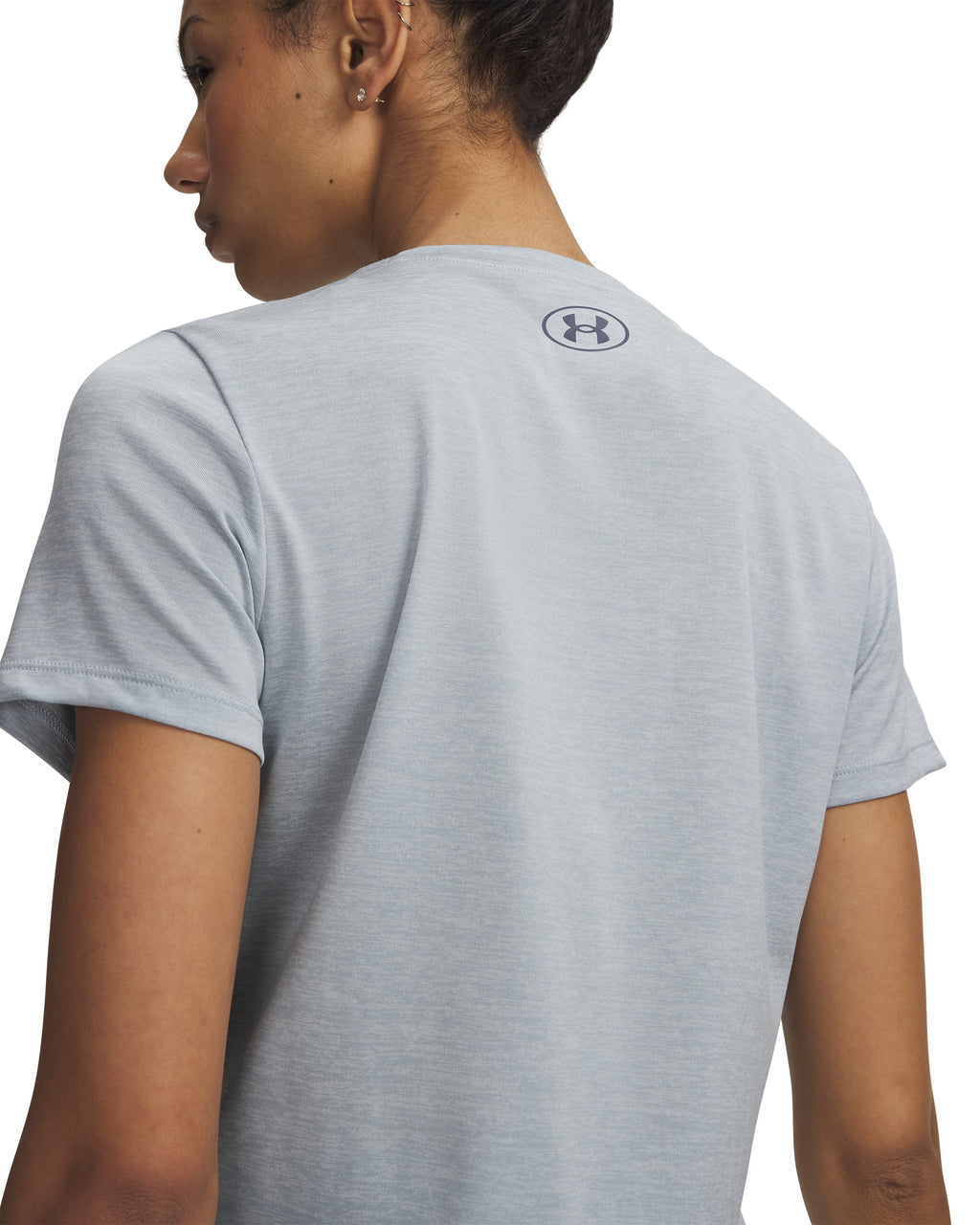 Under Armour Women's Tech Twist Short Sleeve (2026) - BLUE FOG LOGO