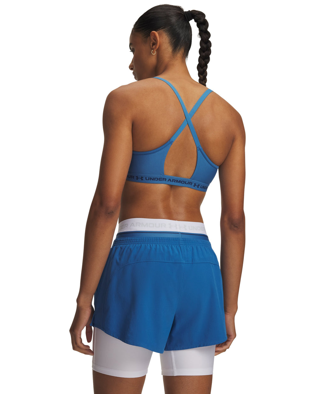 Under Armour Women's Crossback Low Sports Bra (2026) - AEGEAN BLUE BC