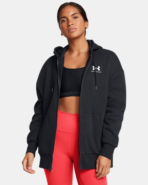 Under Armour Women's Icon Fleece Oversized Full-Zip