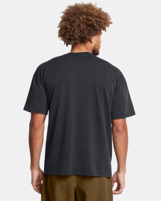 Under Armour Men's Heavyweight Logo Wash Oversized Short Sleeve