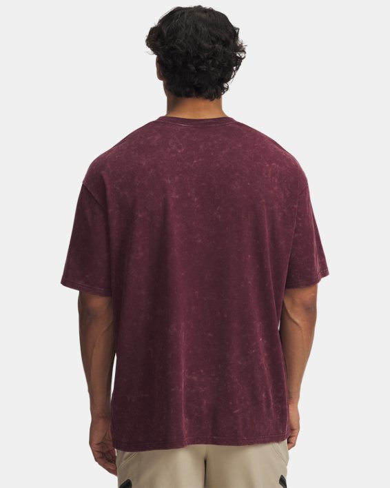 Under Armour Men's Heavyweight Logo Wash Oversized Short Sleeve