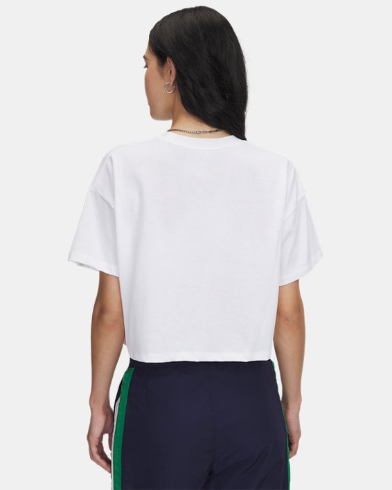 Under Armour Women's Varsity Mix Heavyweight Crop Short Sleeve