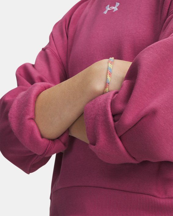 Under Armour Girls' Rival Fleece Oversized Crew