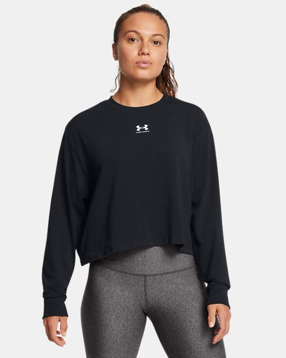 Under Armour Women's Rival Boxy Long Sleeve