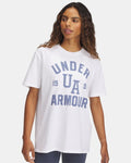 Under Armour Women's Heavyweight Collegiate Oversized Short Sleeve