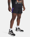 Under Armour Men's Project Rock Woven Colorblock 5" Shorts
