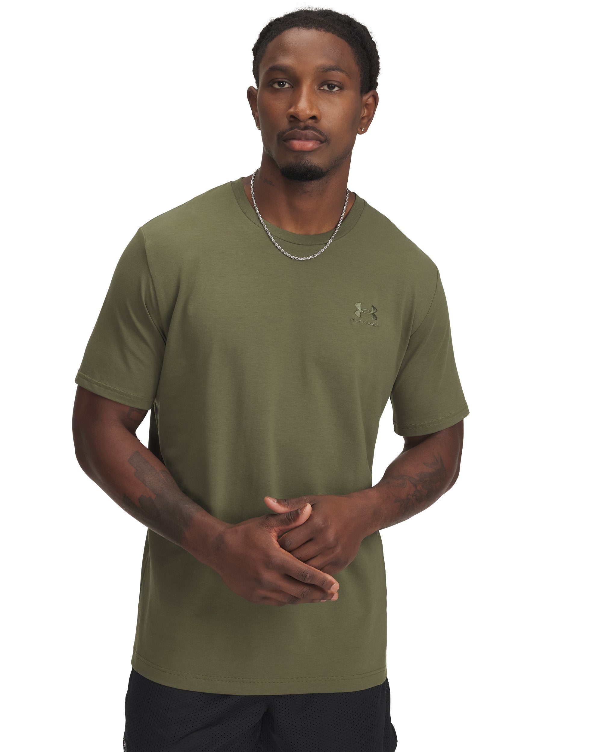 Under Armour Icon Short Sleeve Marine OD Green