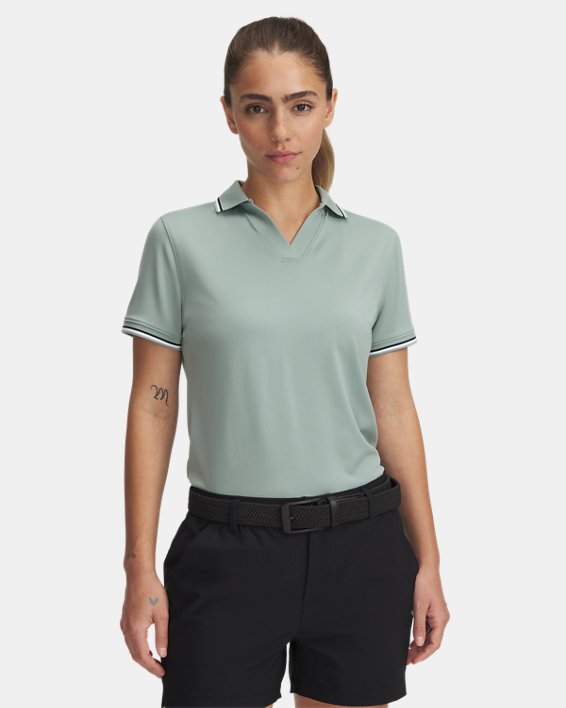 Under Armour Women's Drive Rib Short Sleeve Polo