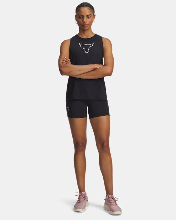 Under Armour Women's Project Rock Bike Shorts
