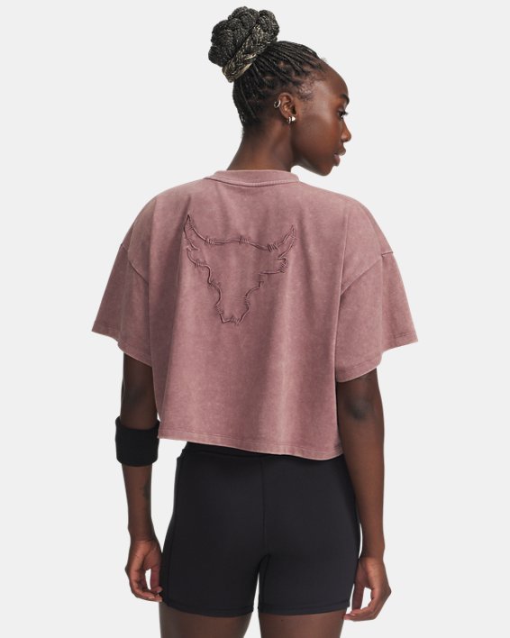 Under Armour Women's Project Rock Statement Graphic Short Sleeve
