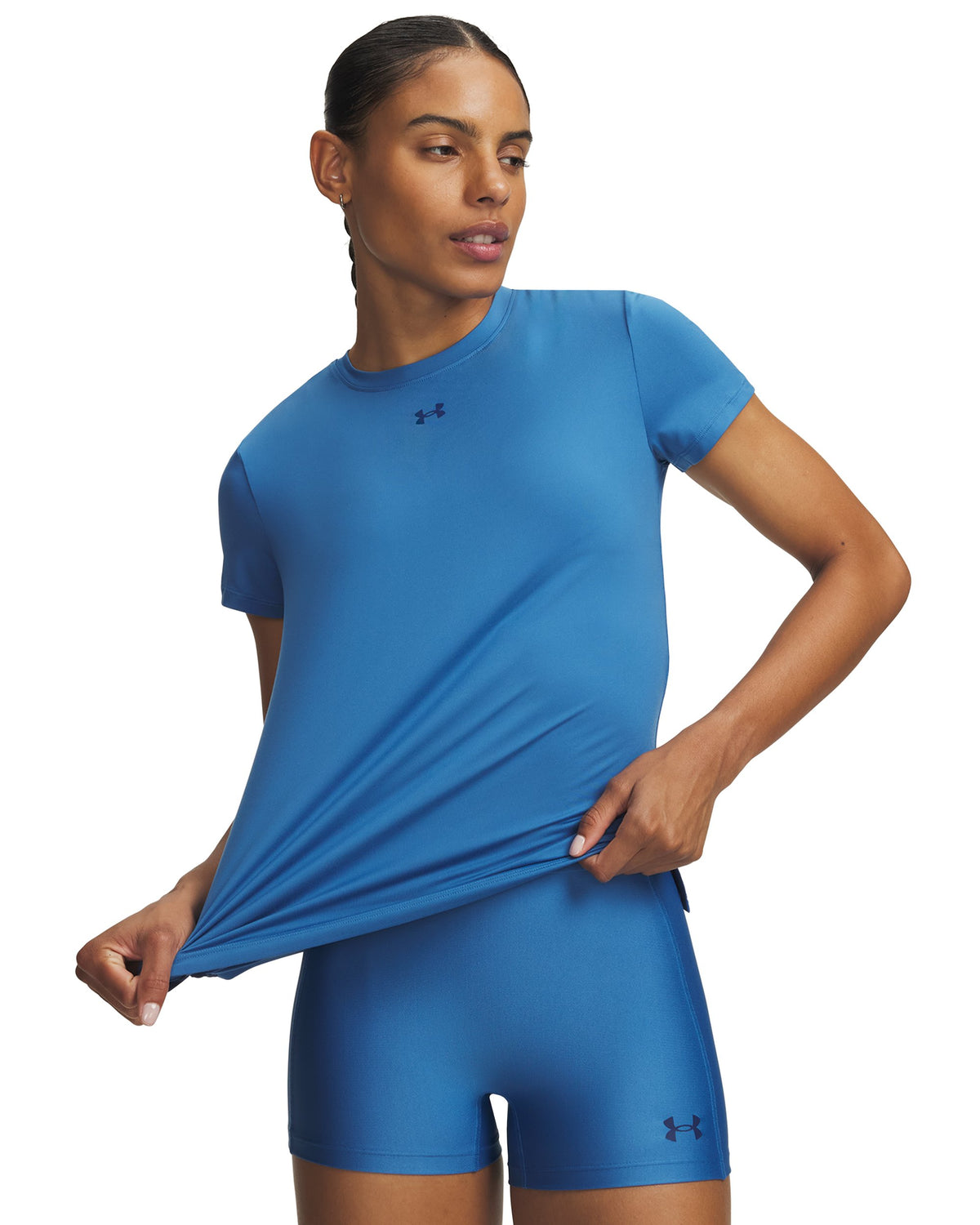Under Armour Women's Vanish Short Sleeve - AEGEAN BLUE CHDET