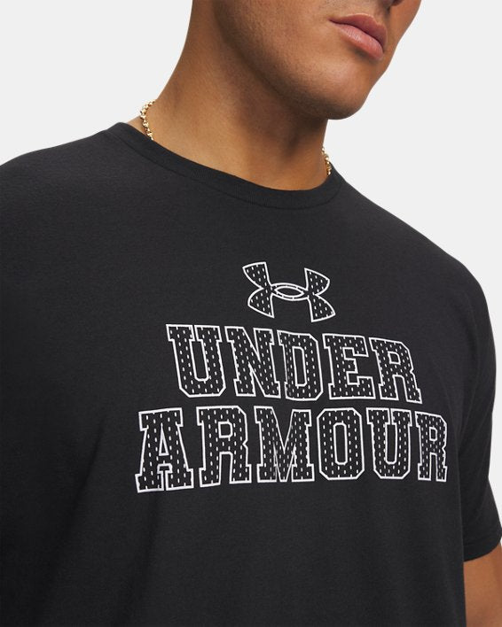 Under Armour Men's Mesh Wordmark Short Sleeve
