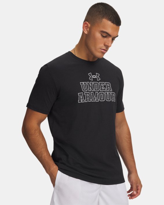 Under Armour Men's Mesh Wordmark Short Sleeve