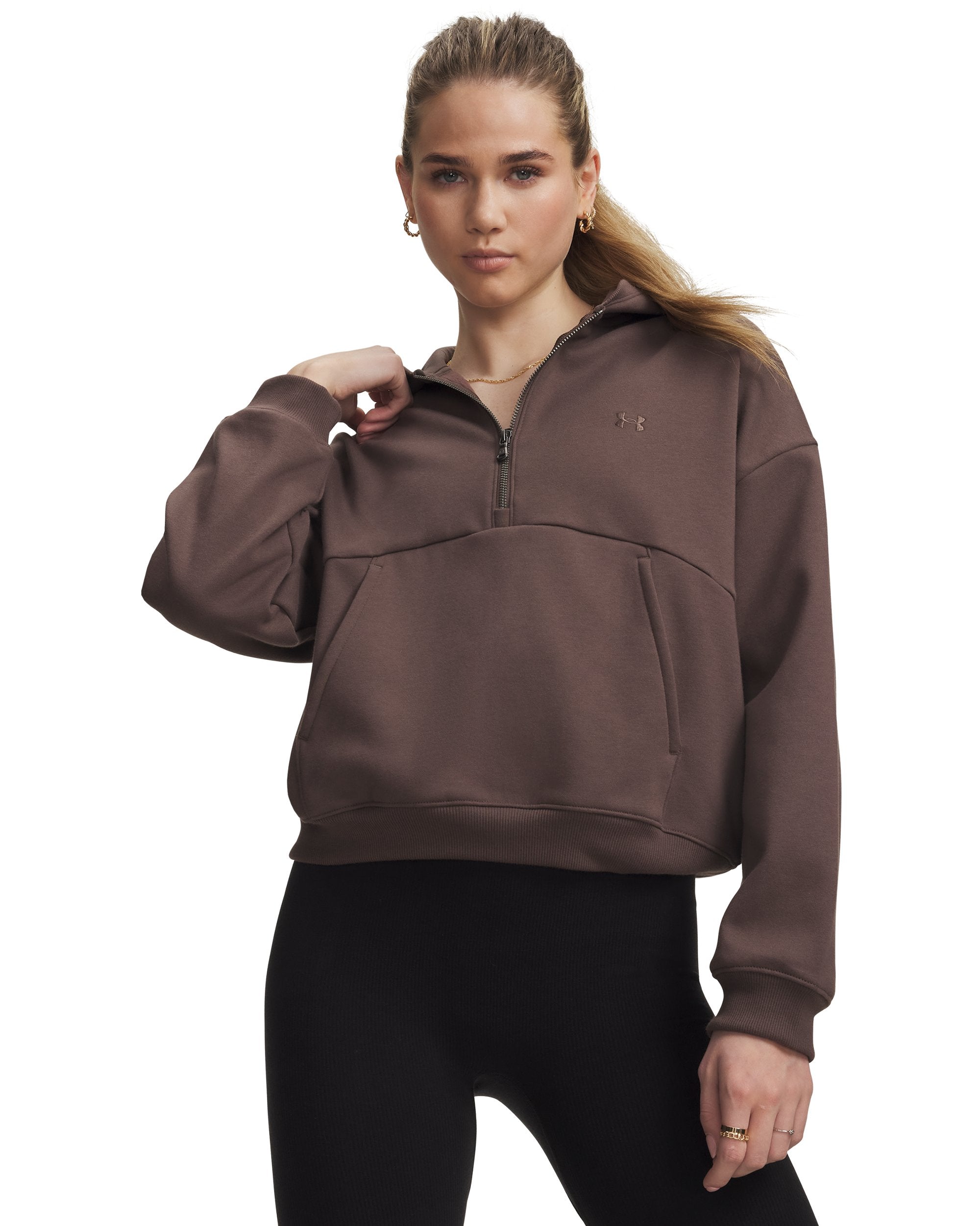 Under Armour Women's Icon Fleece ½ Zip Hoodie