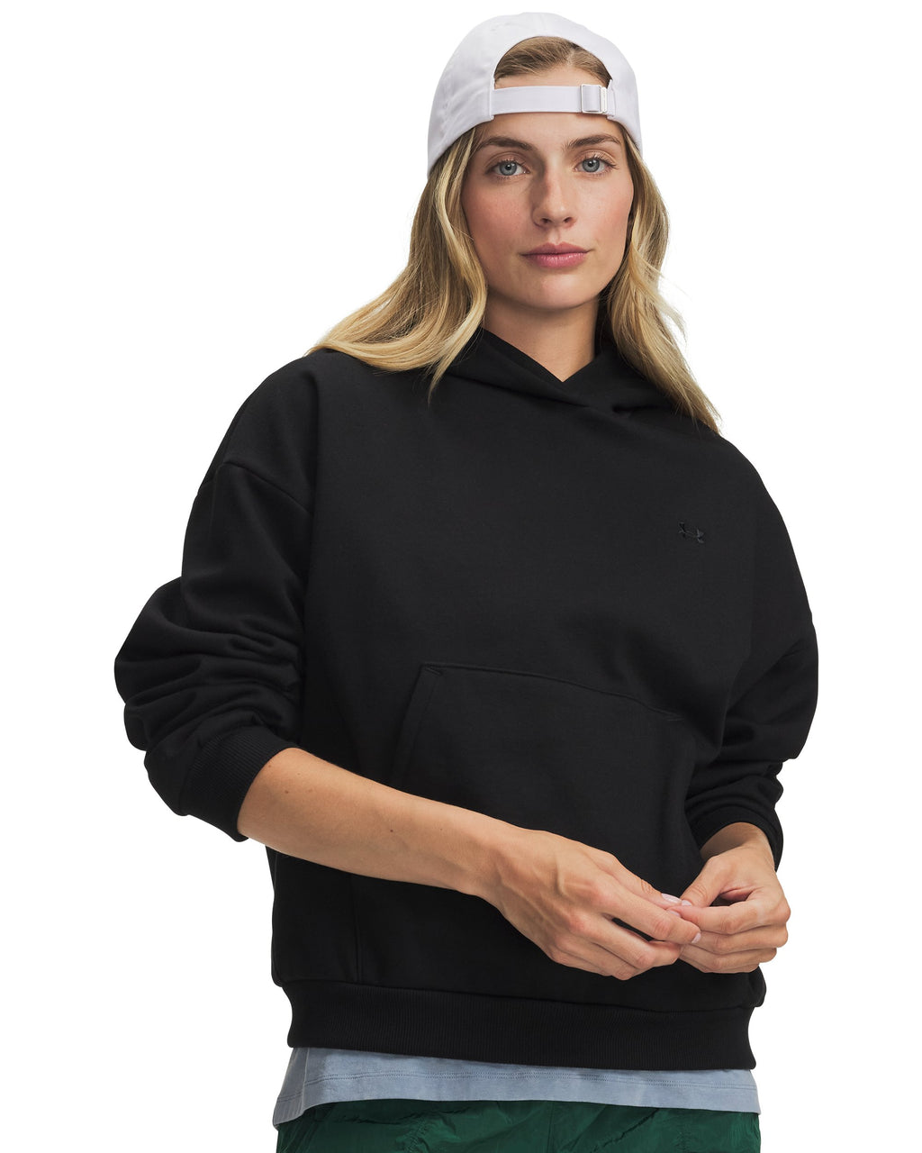 UA Women's Icon Fleece Hoodie Ultimate Black
