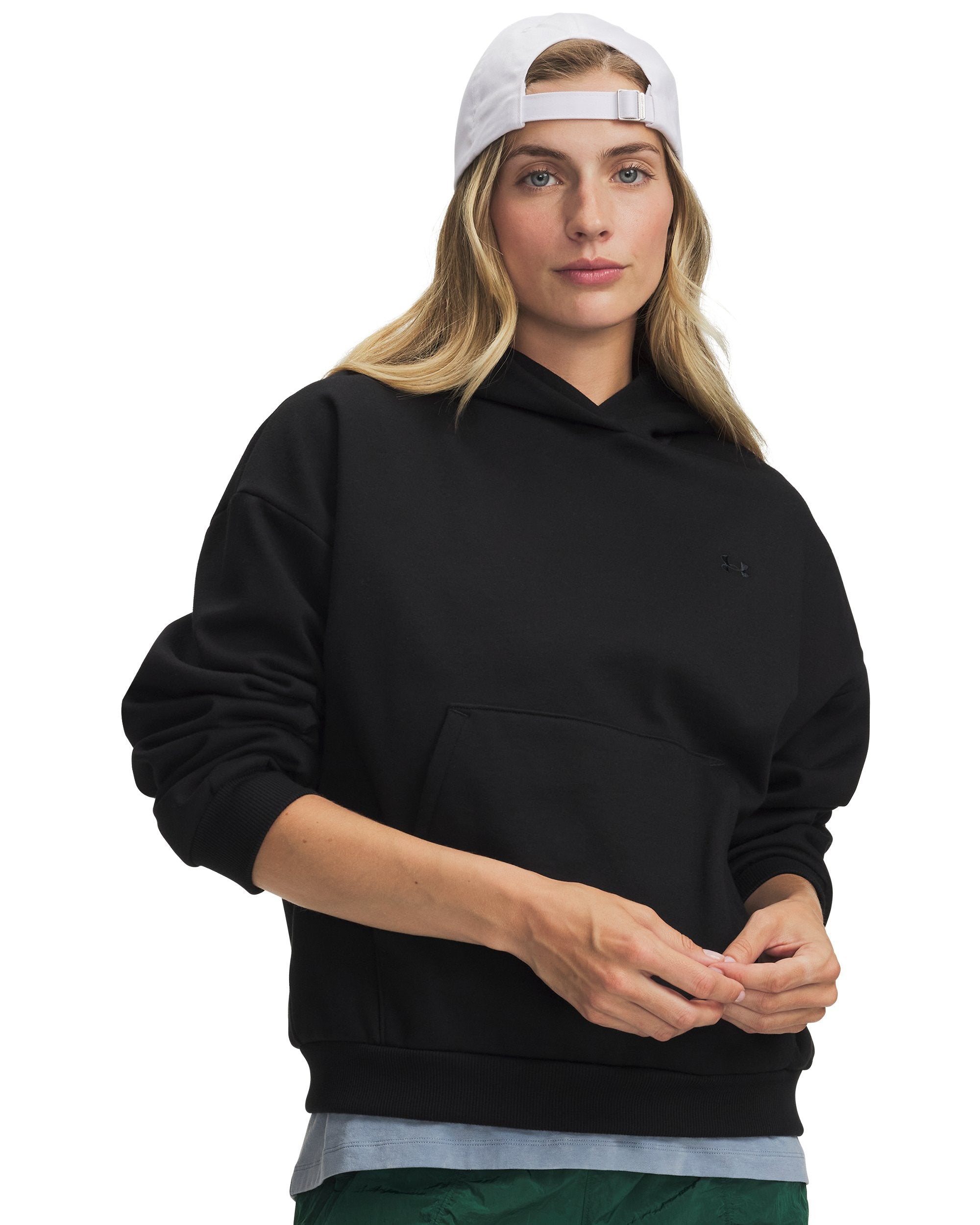 UA Women's Icon Fleece Hoodie Ultimate Black
