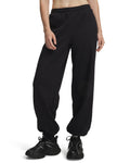 UA Women's Icon Fleece Gym Pants Ultimate Black