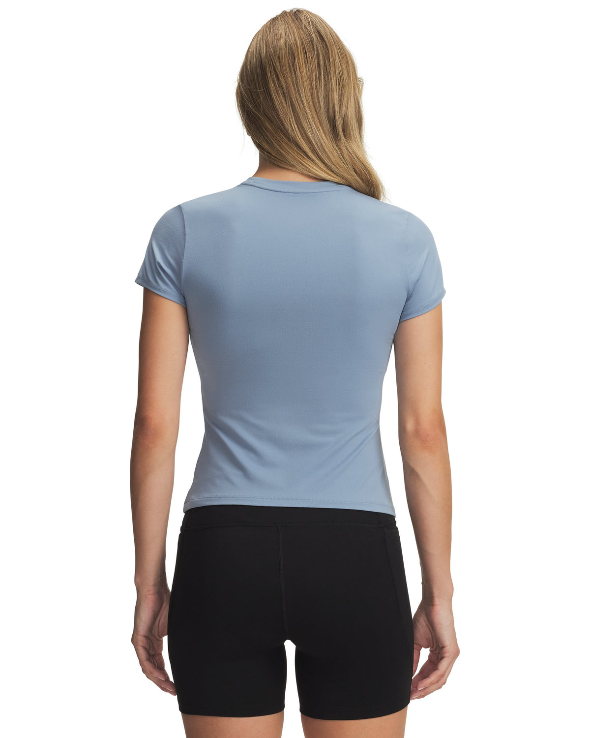 Under Armour Women's Motion Fitted Short Sleeve - BLUE WIND BC