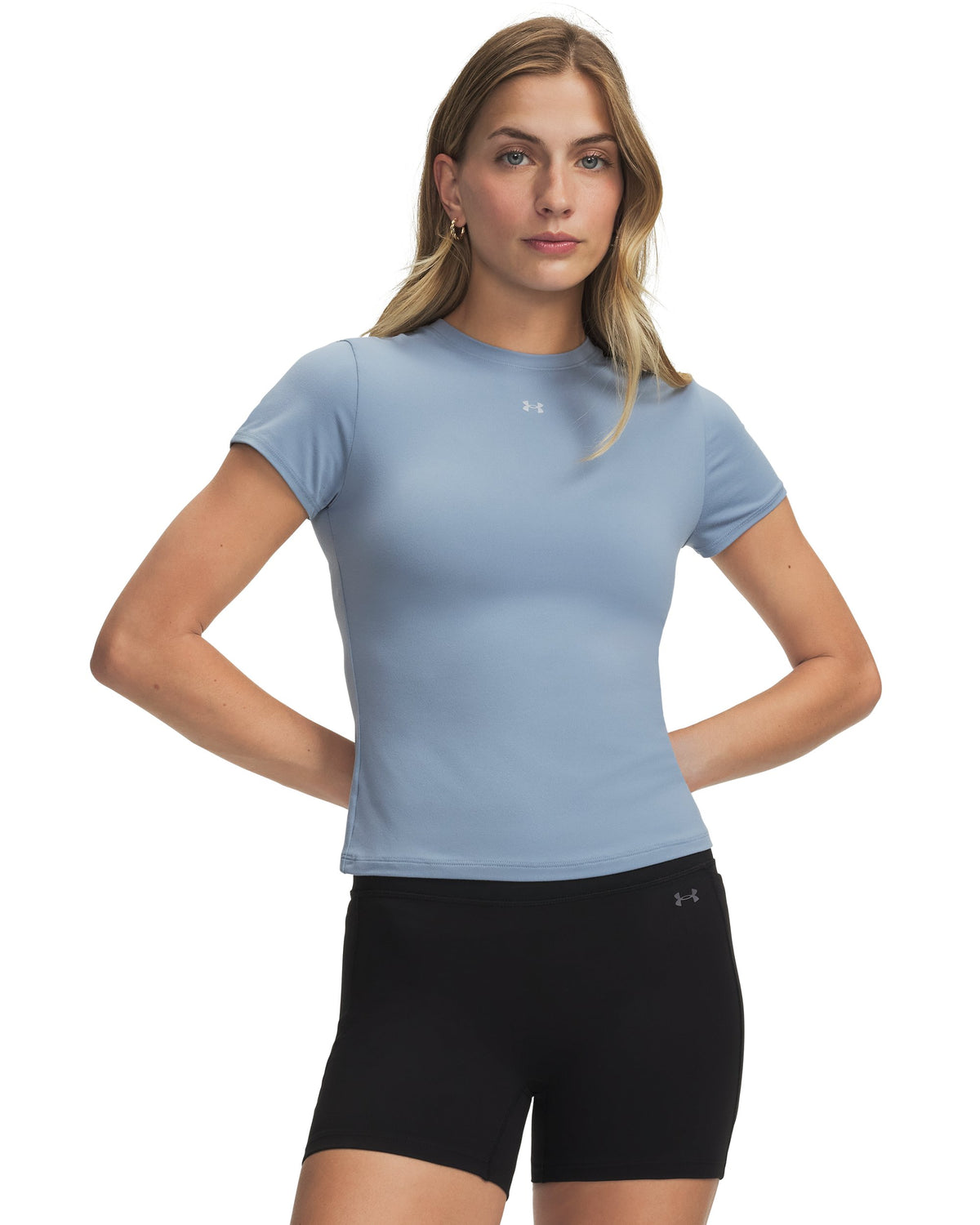 Under Armour Women's Motion Fitted Short Sleeve - BLUE WIND FC