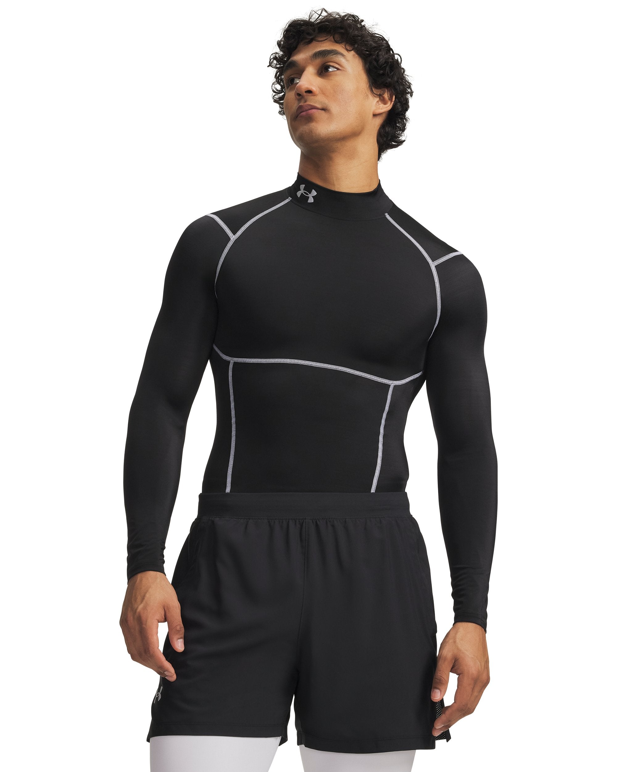 Under Armour Men's HeatGear Elite Compression Mock Long Sleeve