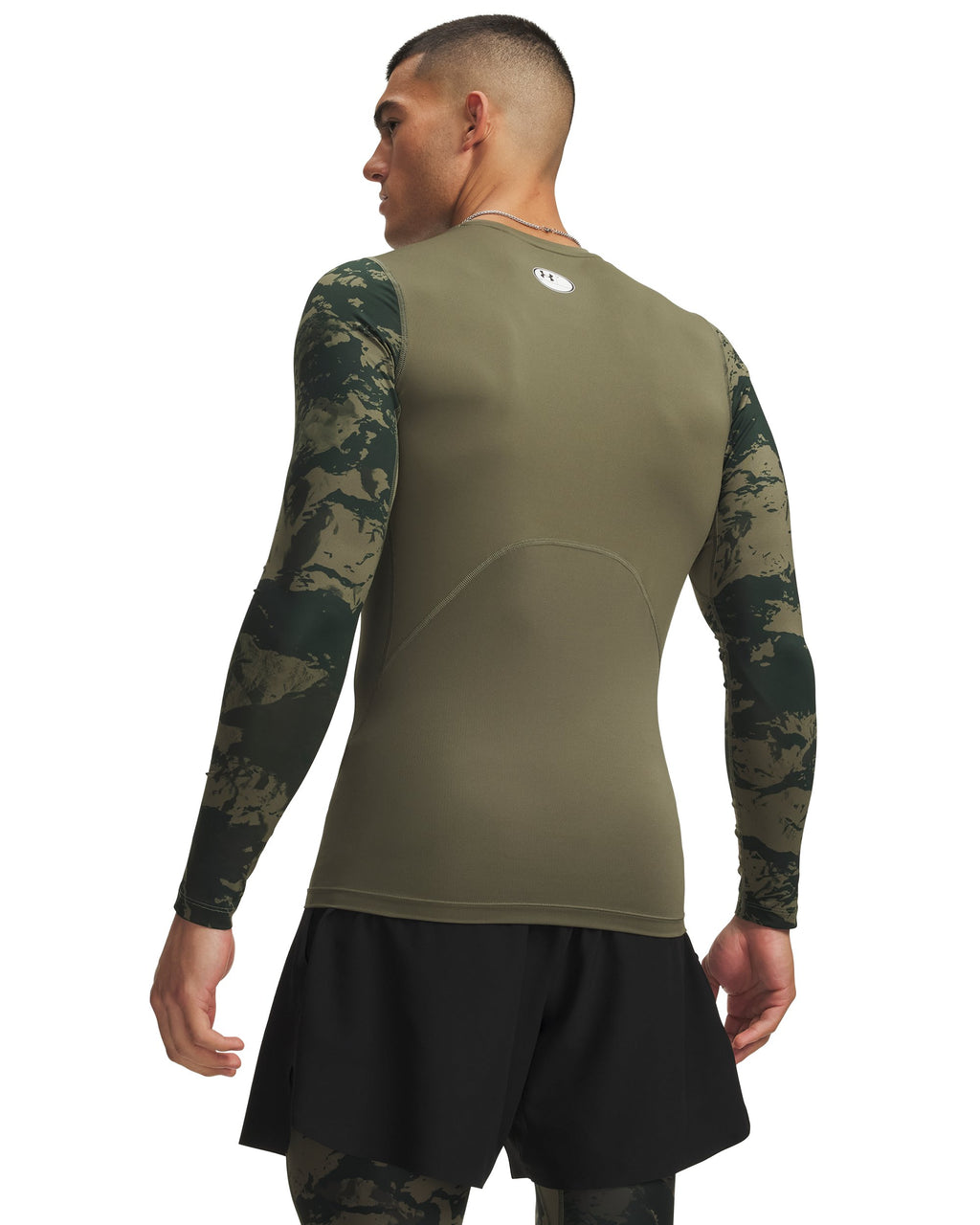 Under Armour Men's HeatGear Compression Colorblock Long Sleeve