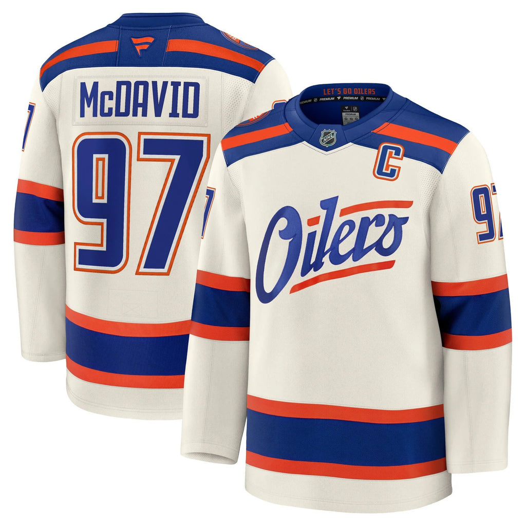 Fanatics Edmonton Oilers Alternate Premium Jersey - Connor McDavid