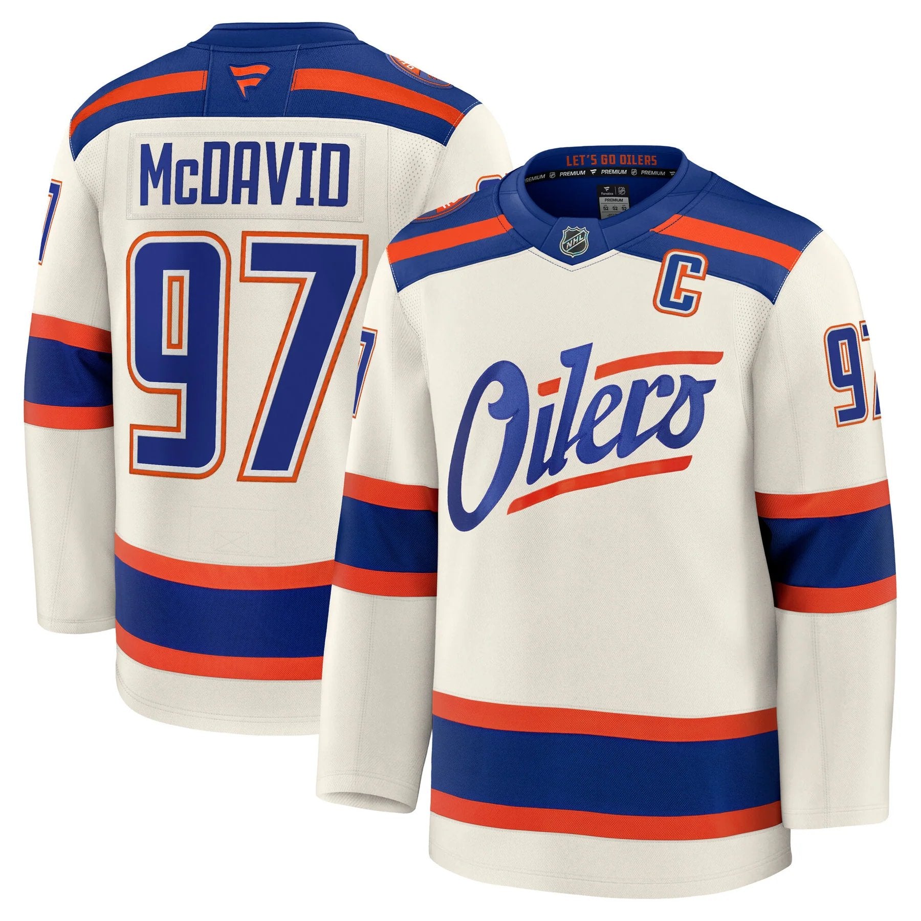 Fanatics Edmonton Oilers Alternate Premium Jersey - Connor McDavid