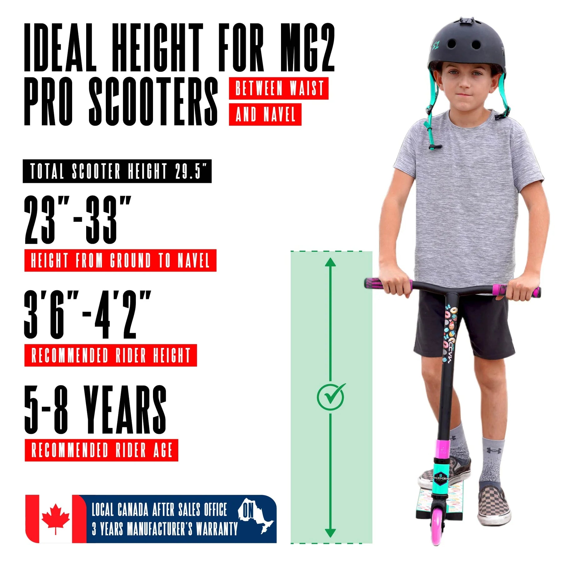 Madd Gear MG2 Obsidian Pro Stunt Scooter - Sugar Rush