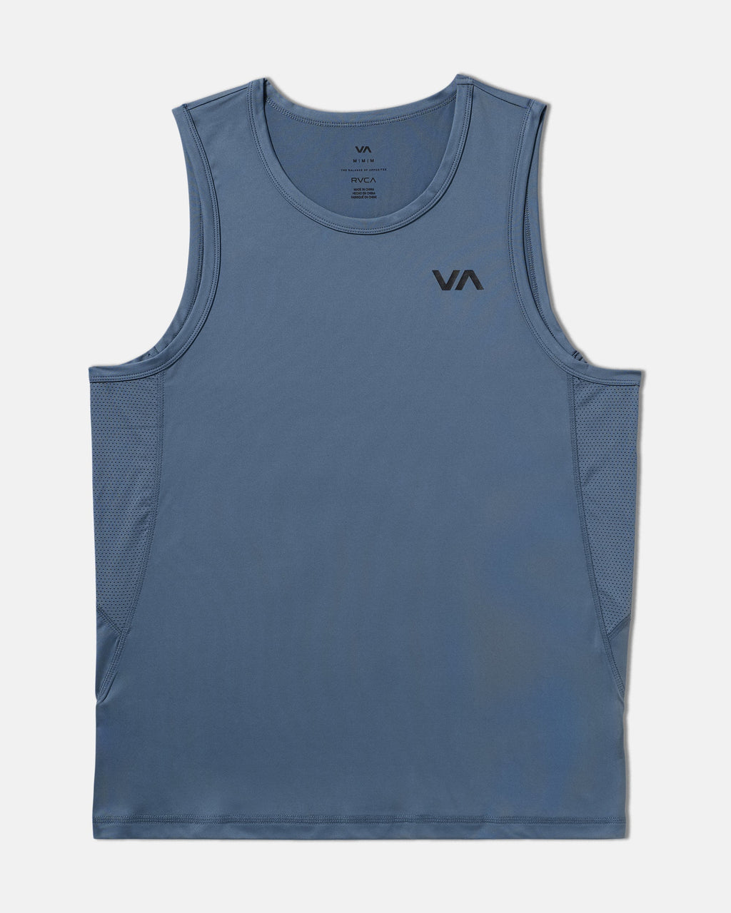 RVCA Sport Vent Tank Top - Vintage Navy flat