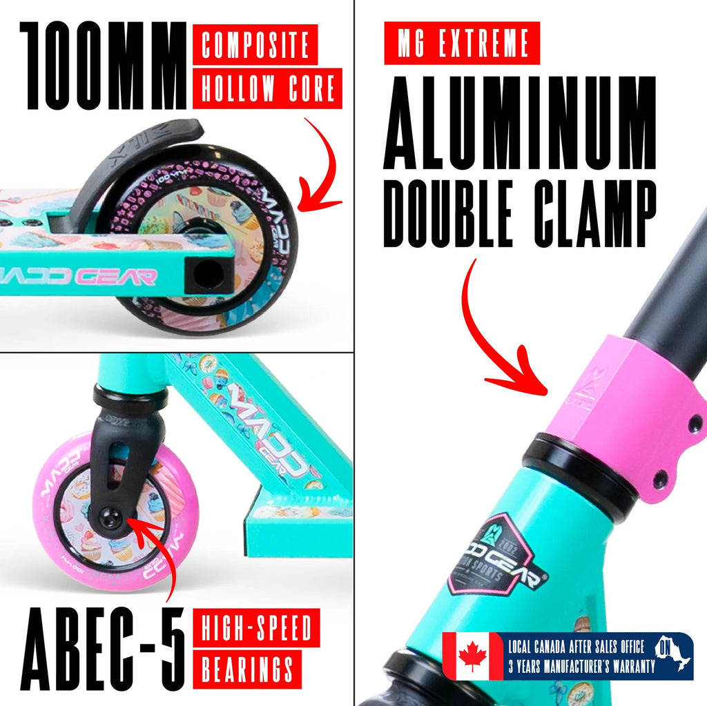 Madd Gear MG2 Obsidian Pro Stunt Scooter - Sugar Rush