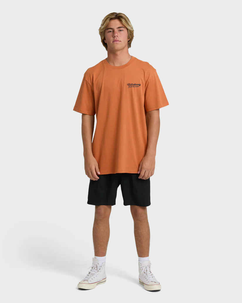 Billabong Men's Post Cards Adiv Premium Short Sleeve T-Shirt