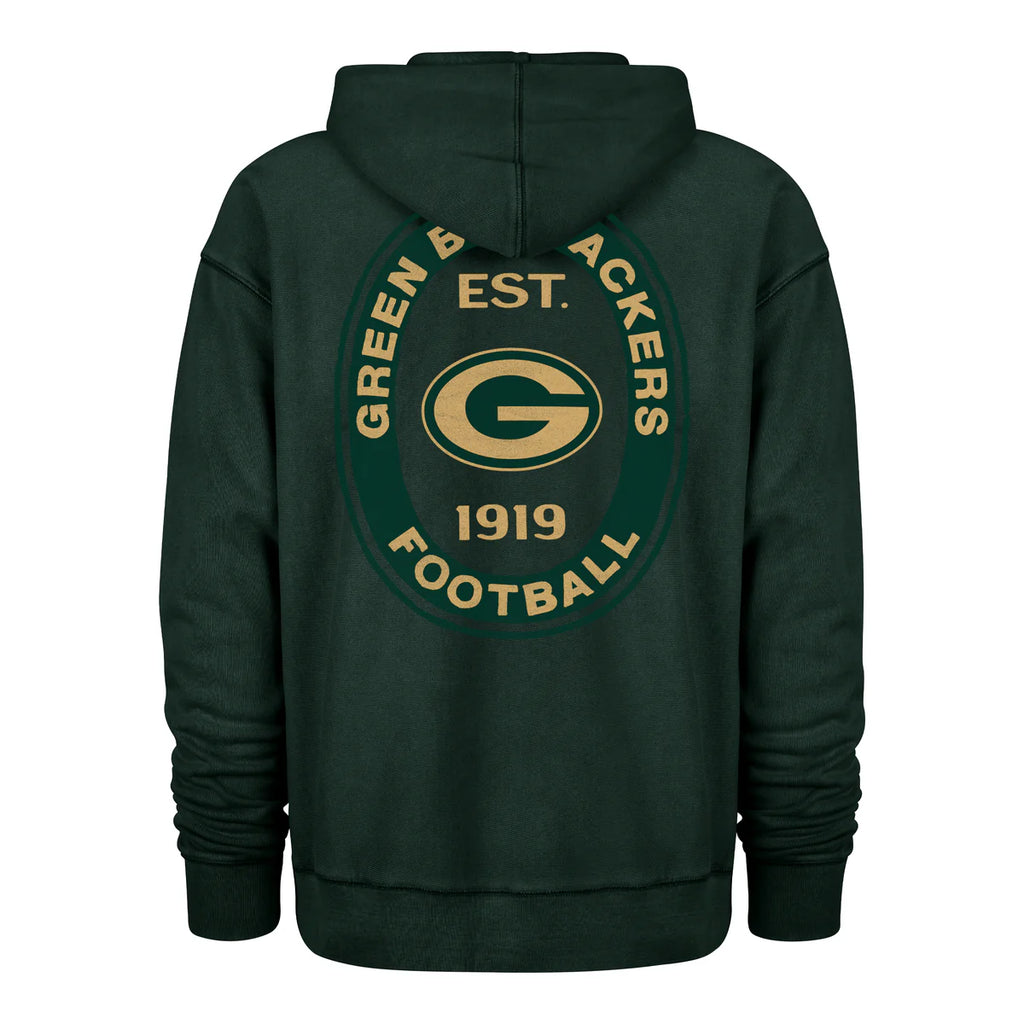47 Brand Green Bay Packers Boot Path Ravine Fleece Hood