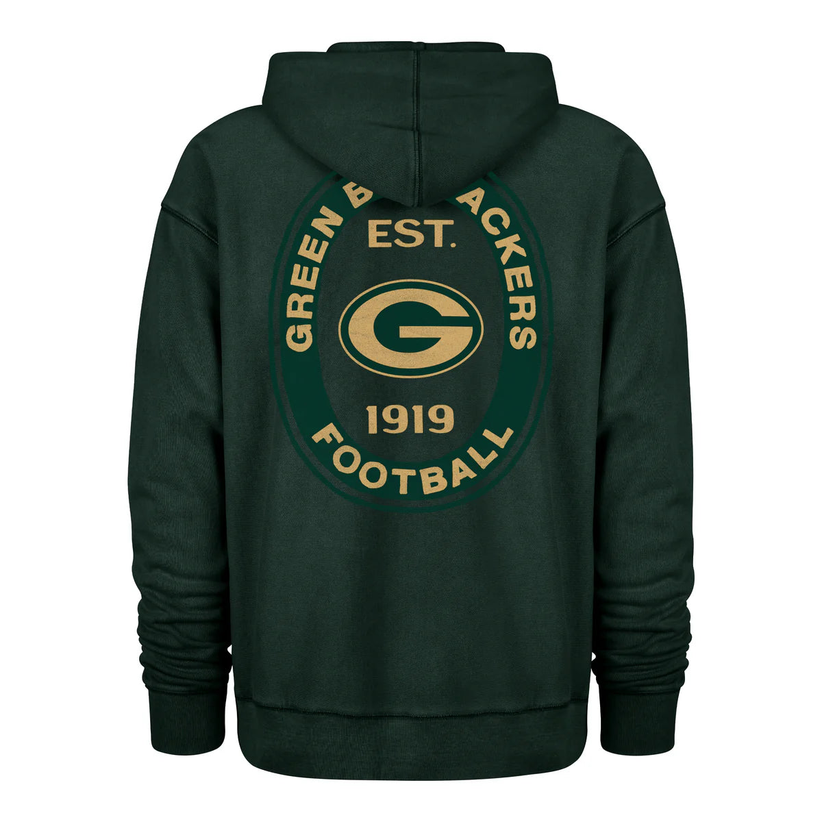 47 Brand Green Bay Packers Boot Path Ravine Fleece Hood