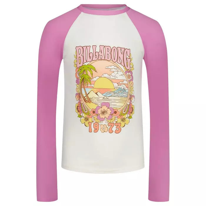 Billabong Girls' Sweet Ride Long Sleeve Rash Guard