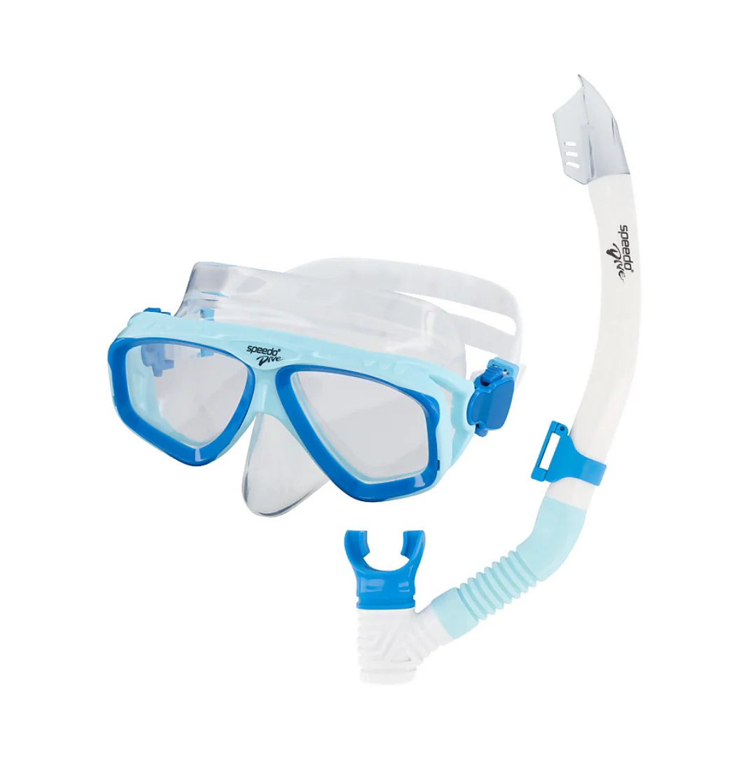 Speedo Unisex Adult Adventure Mask & Snorkle Set